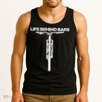 Life Behind Bars Mb Mountain Biking Cyclists Bikers Tank Top thumb 3
