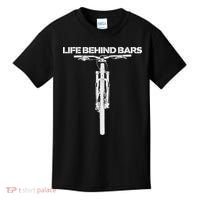 Life Behind Bars Mb Mountain Biking Cyclists Bikers Kids T-Shirt thumb 0
