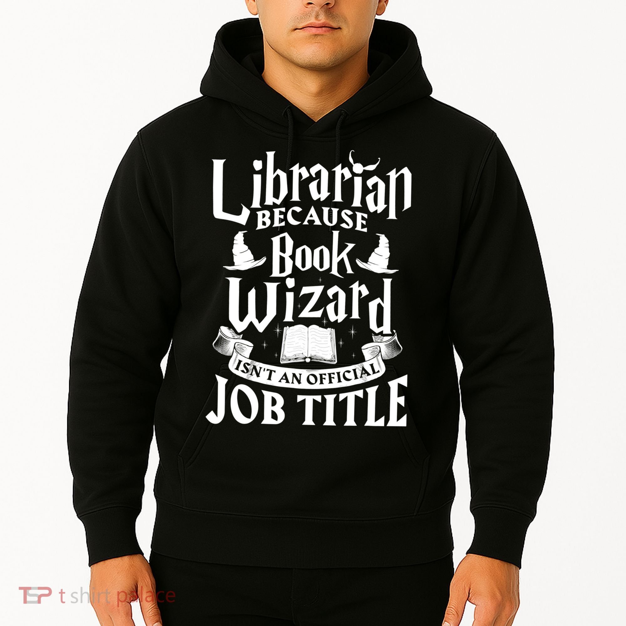 Librarian Bcs Book Wizard Isn't A Job Title Library Gift Hoodie