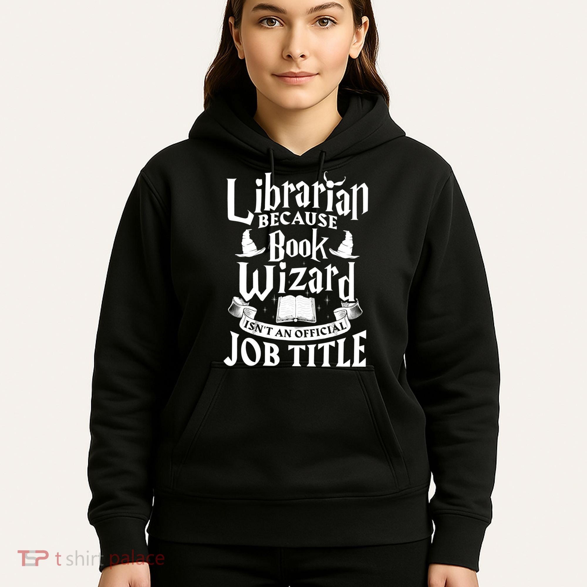 Librarian Bcs Book Wizard Isn't A Job Title Library Gift Hoodie