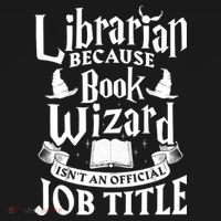 Librarian Bcs Book Wizard Isn't A Job Title Library Gift Backpack thumb 2
