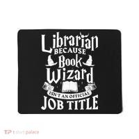 Librarian Bcs Book Wizard Isn't A Job Title Library Gift Mousepad thumb 0