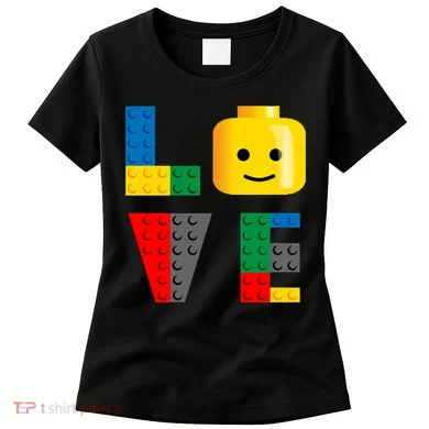 Love Blocks Bricks Toy Women's T-Shirt