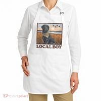 Local Boy Black Lab Hunting Dog Marsh Scene Apron thumb 2