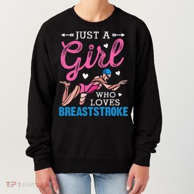 Loves Breaststroke Breaststroke Swimmer Women's Sweatshirt