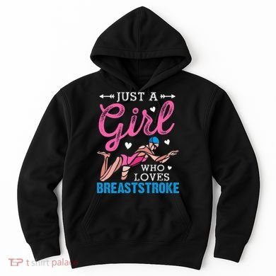Loves Breaststroke Breaststroke Swimmer Hoodie