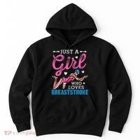 Loves Breaststroke Breaststroke Swimmer Hoodie thumb 0