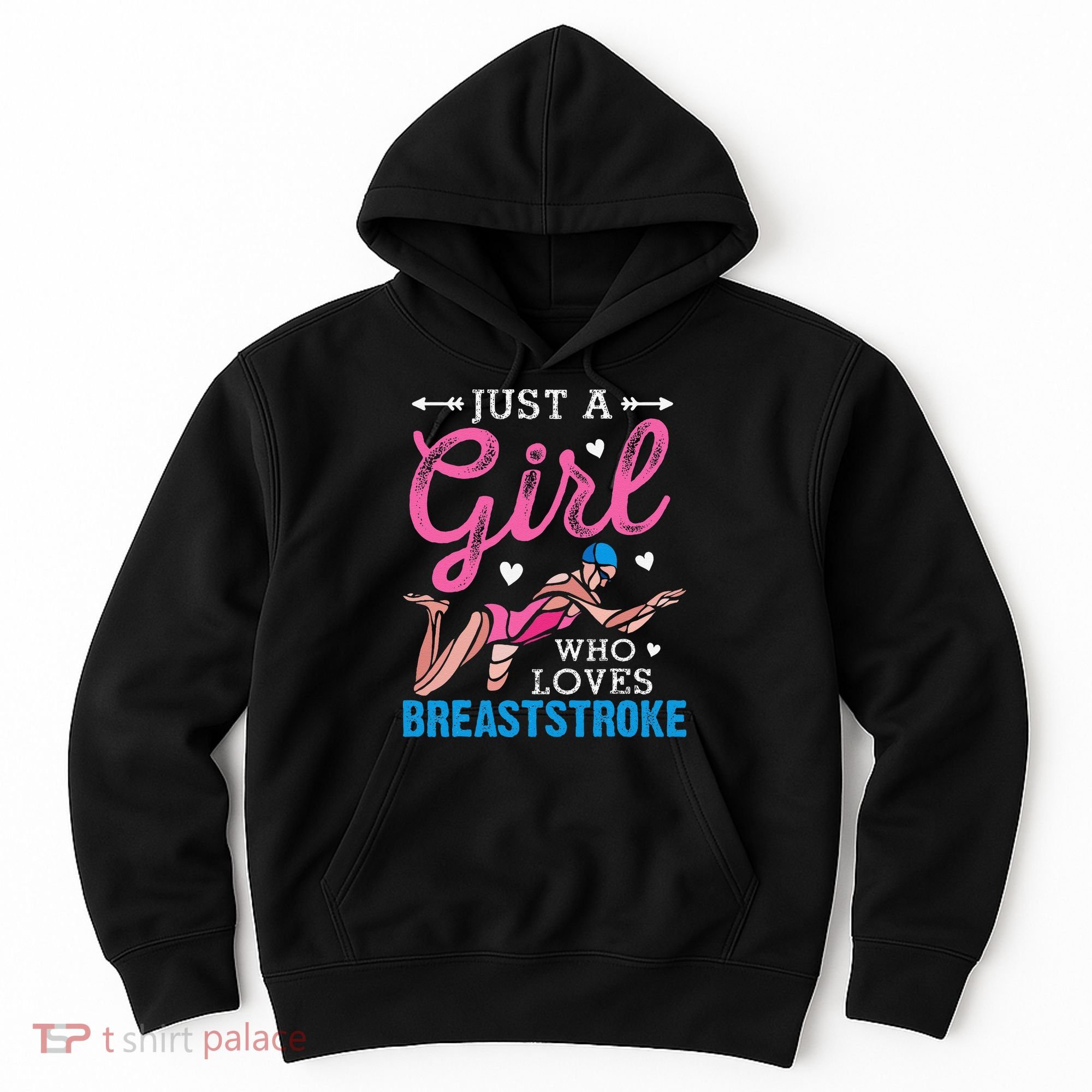 Loves Breaststroke Breaststroke Swimmer Hoodie