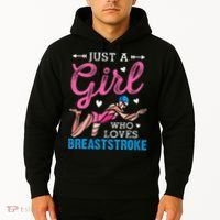 Loves Breaststroke Breaststroke Swimmer Hoodie thumb 2