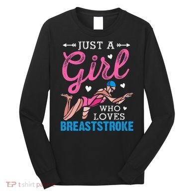 Loves Breaststroke Breaststroke Swimmer Long Sleeve Shirt
