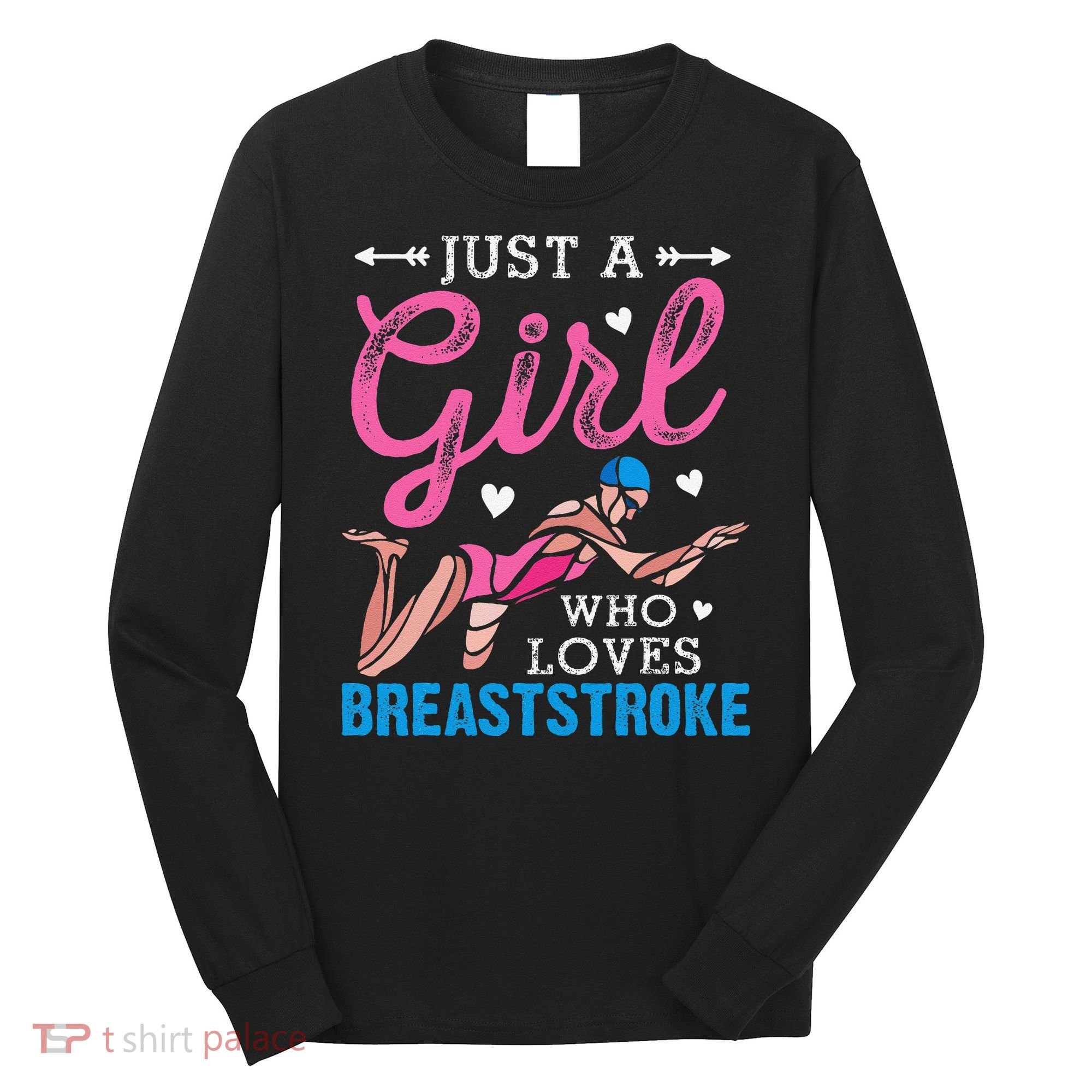 Loves Breaststroke Breaststroke Swimmer Long Sleeve Shirt