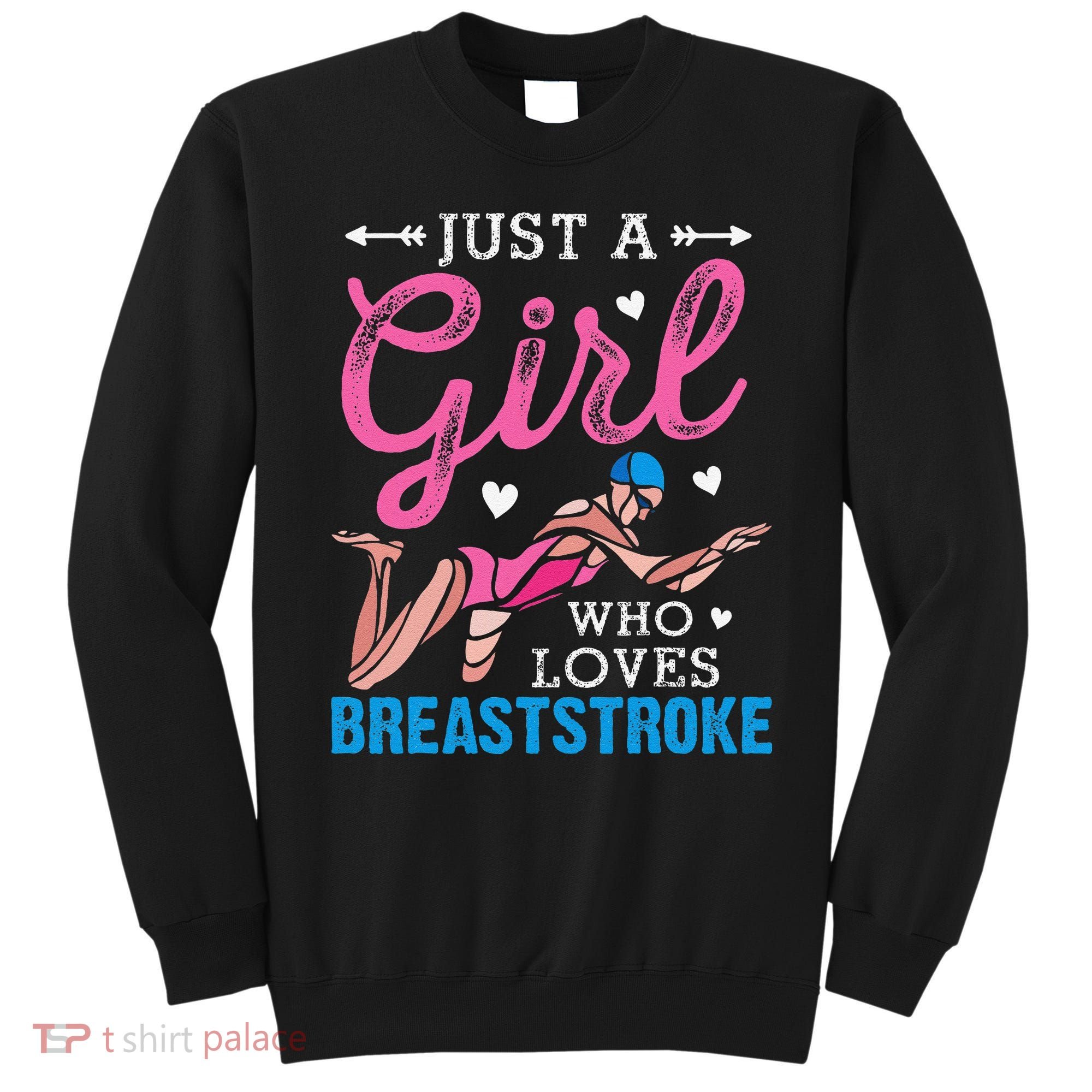 Loves Breaststroke Breaststroke Swimmer Sweatshirt