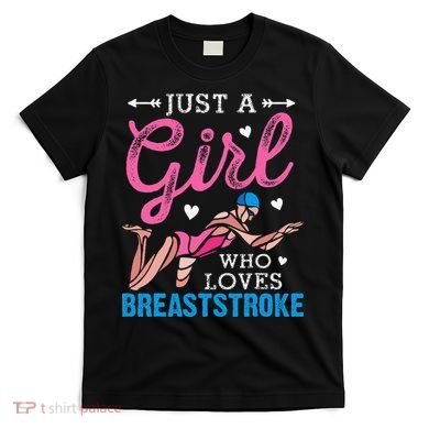 Loves Breaststroke Breaststroke Swimmer T-Shirt