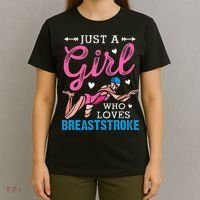 Loves Breaststroke Breaststroke Swimmer T-Shirt thumb 4