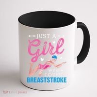 Loves Breaststroke Breaststroke Swimmer Coffee Mug thumb 1