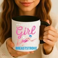 Loves Breaststroke Breaststroke Swimmer Coffee Mug thumb 3
