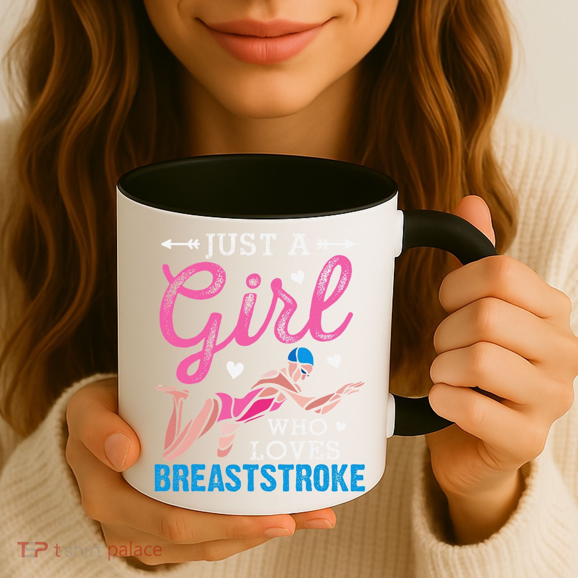 Loves Breaststroke Breaststroke Swimmer Coffee Mug