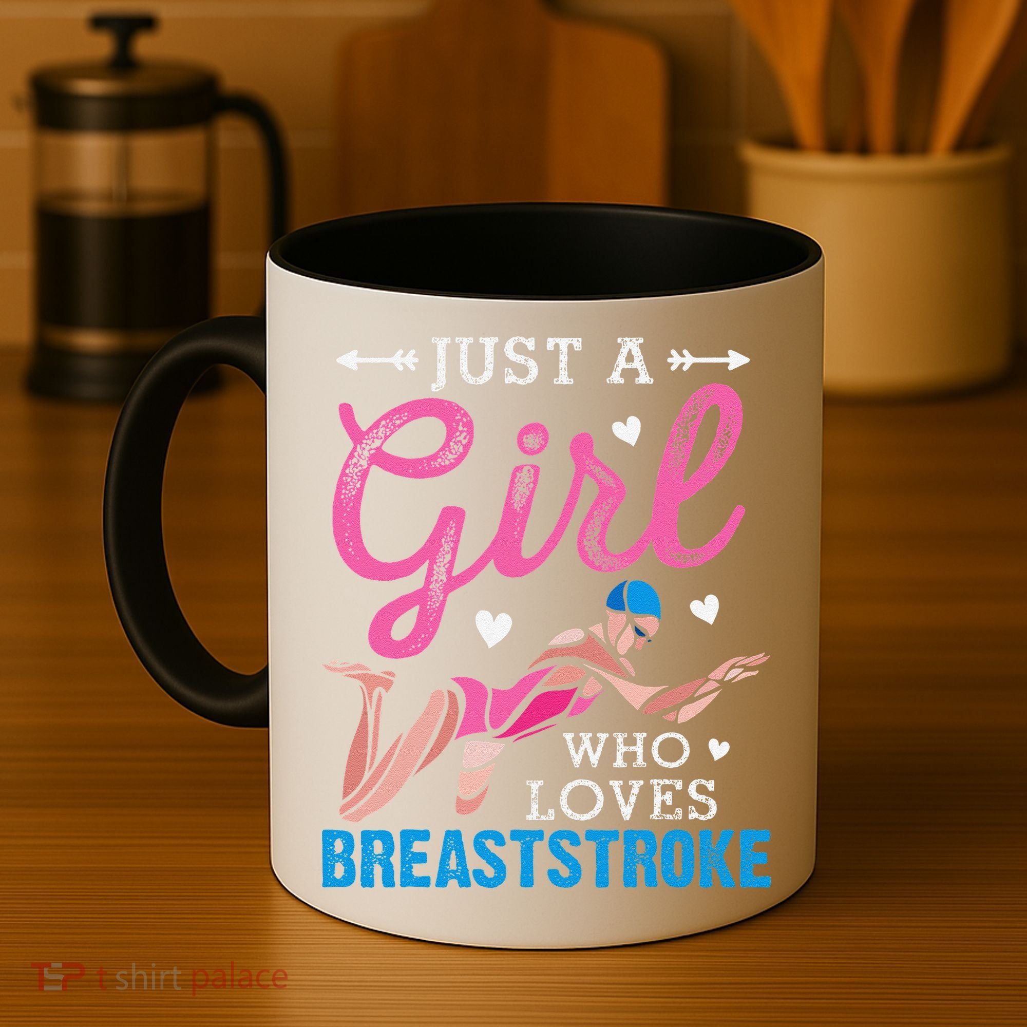 Loves Breaststroke Breaststroke Swimmer Coffee Mug
