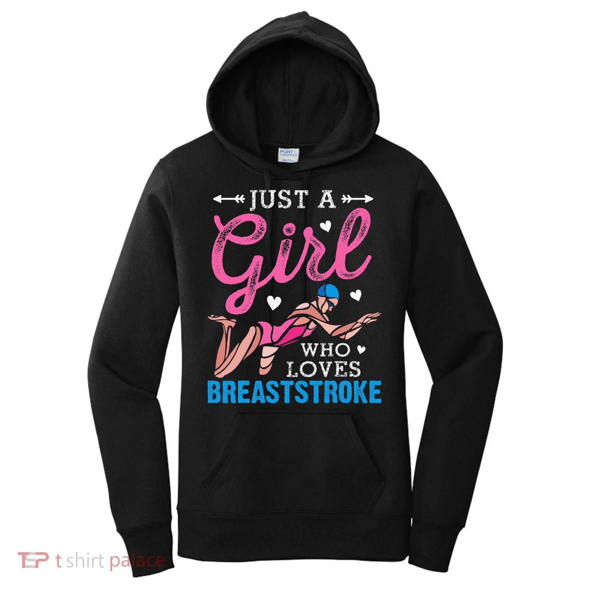 Loves Breaststroke Breaststroke Swimmer Women's Hoodie