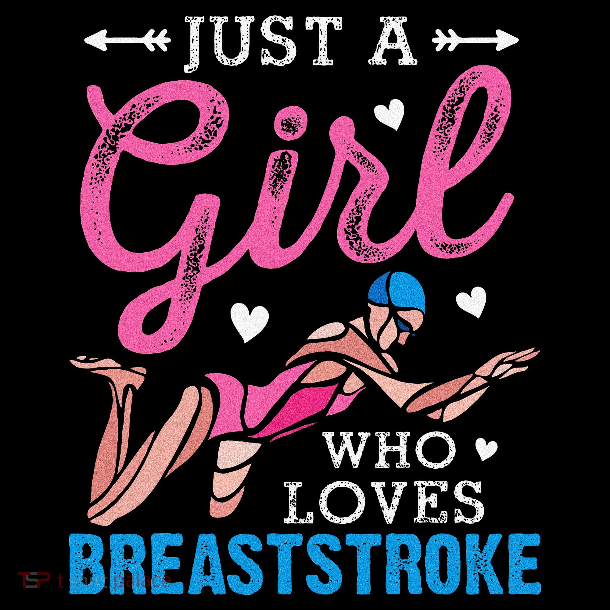 Loves Breaststroke Breaststroke Swimmer Women's Hoodie