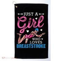 Loves Breaststroke Breaststroke Swimmer Golf Towel thumb 0