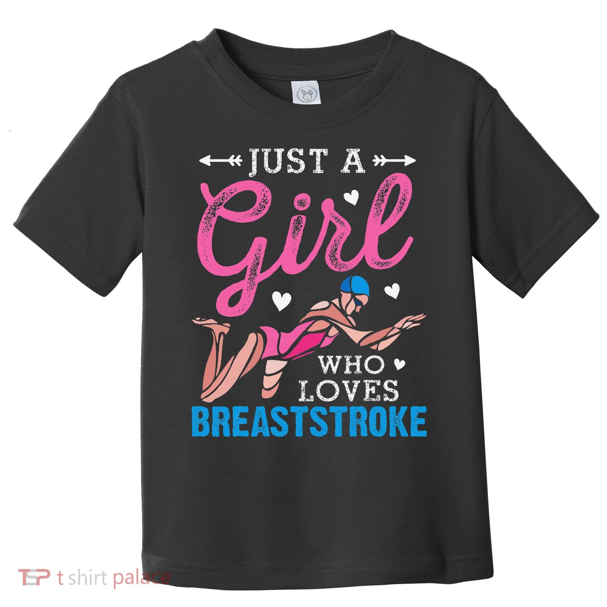 Loves Breaststroke Breaststroke Swimmer Toddler T-Shirt