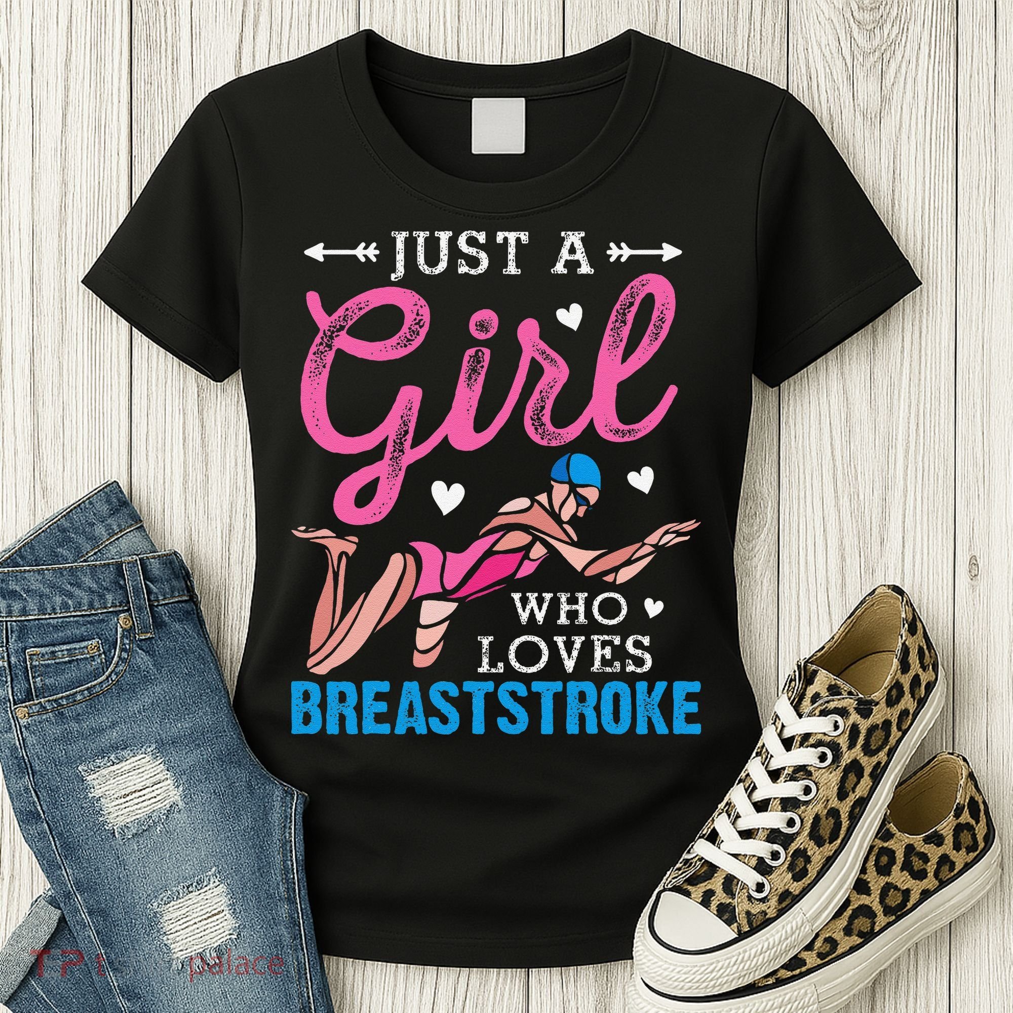 Loves Breaststroke Breaststroke Swimmer Women's T-Shirt
