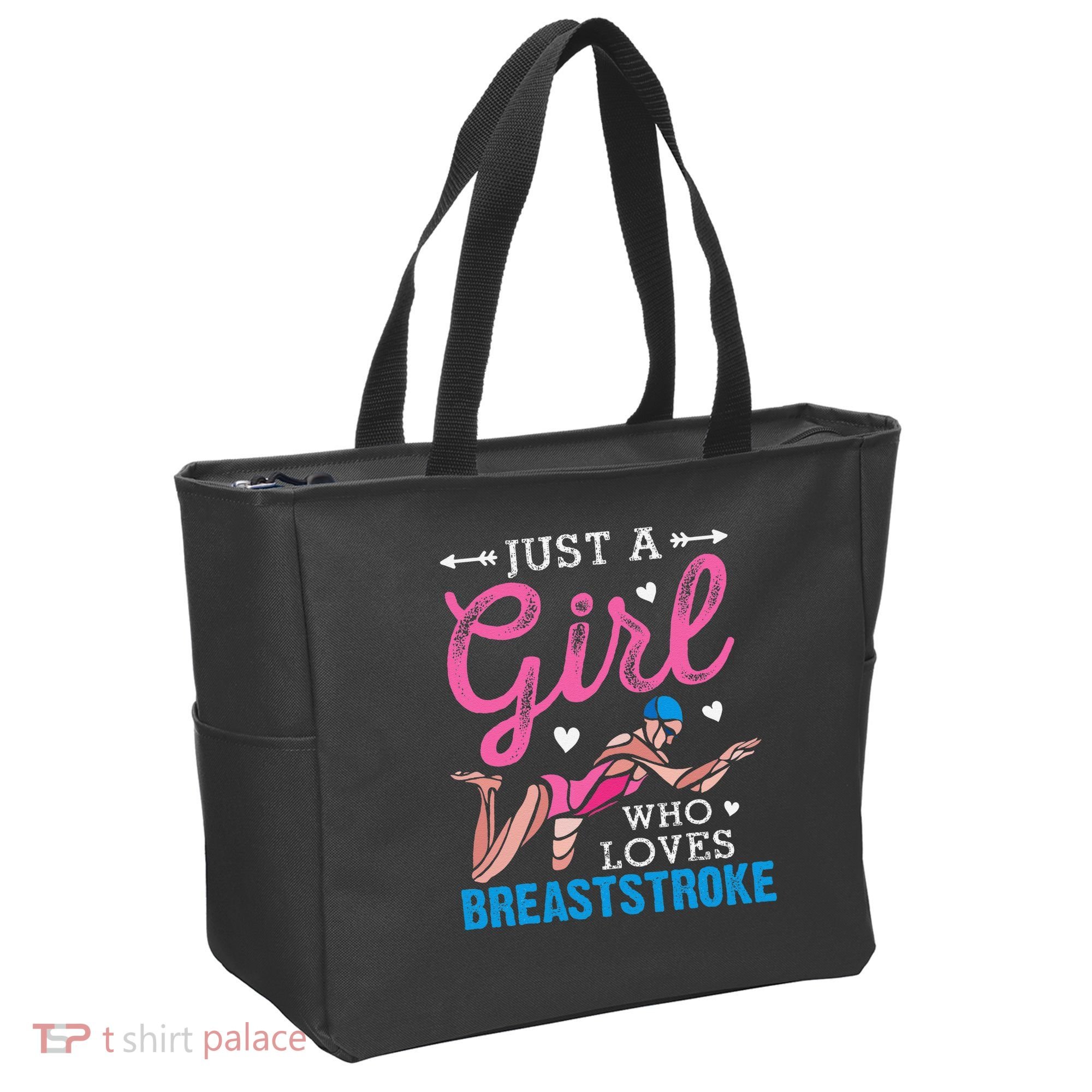 Loves Breaststroke Breaststroke Swimmer Tote Bag