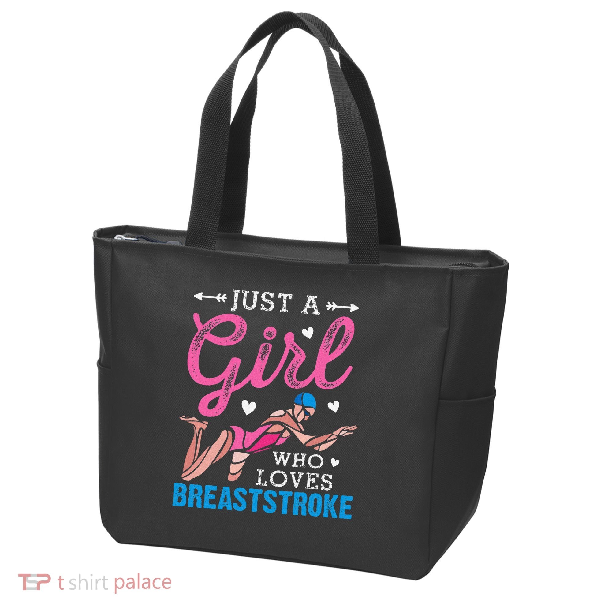 Loves Breaststroke Breaststroke Swimmer Tote Bag