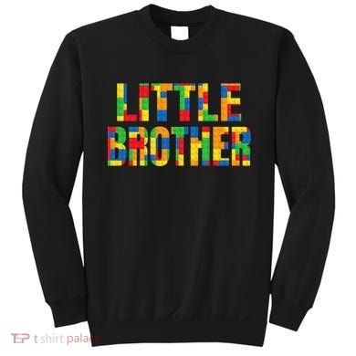 Little Brother Brick Master Builder Building Blocks Family Sweatshirt
