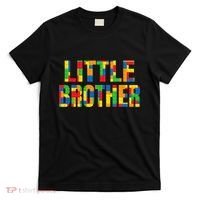 Little Brother Brick Master Builder Building Blocks Family T-Shirt thumb 0