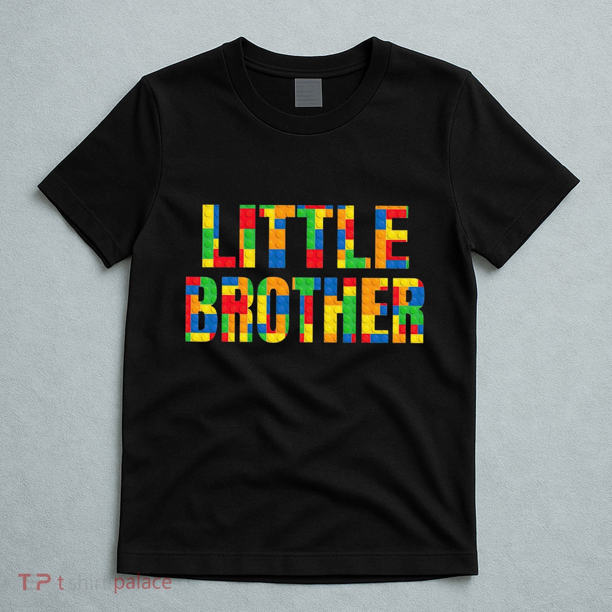 Little Brother Brick Master Builder Building Blocks Family T-Shirt