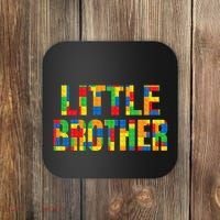 Little Brother Brick Master Builder Building Blocks Family Coaster thumb 0