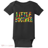Little Brother Brick Master Builder Building Blocks Family Baby Bodysuit thumb 0