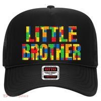 Little Brother Brick Master Builder Building Blocks Family Hat thumb 0