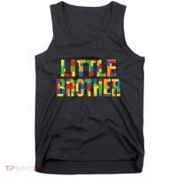 Little Brother Brick Master Builder Building Blocks Family Tank Top thumb 0