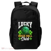 Lucky Bocce Ball Great Gift Italian Game Bocce Gift Backpack thumb 0