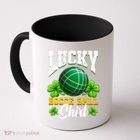 Lucky Bocce Ball Great Gift Italian Game Bocce Gift Coffee Mug thumb 0