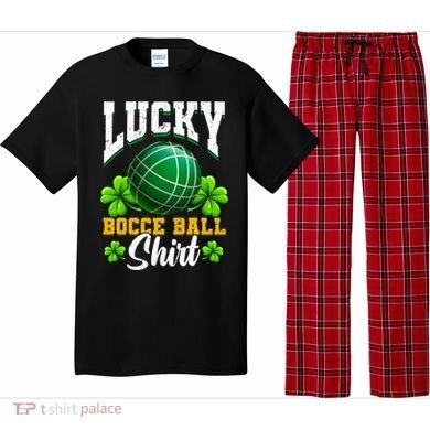 Lucky Bocce Ball Great Gift Italian Game Bocce Gift Pajama Set