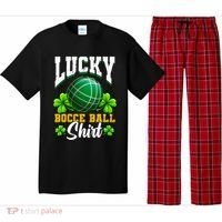 Lucky Bocce Ball Great Gift Italian Game Bocce Gift Pajama Set thumb 0
