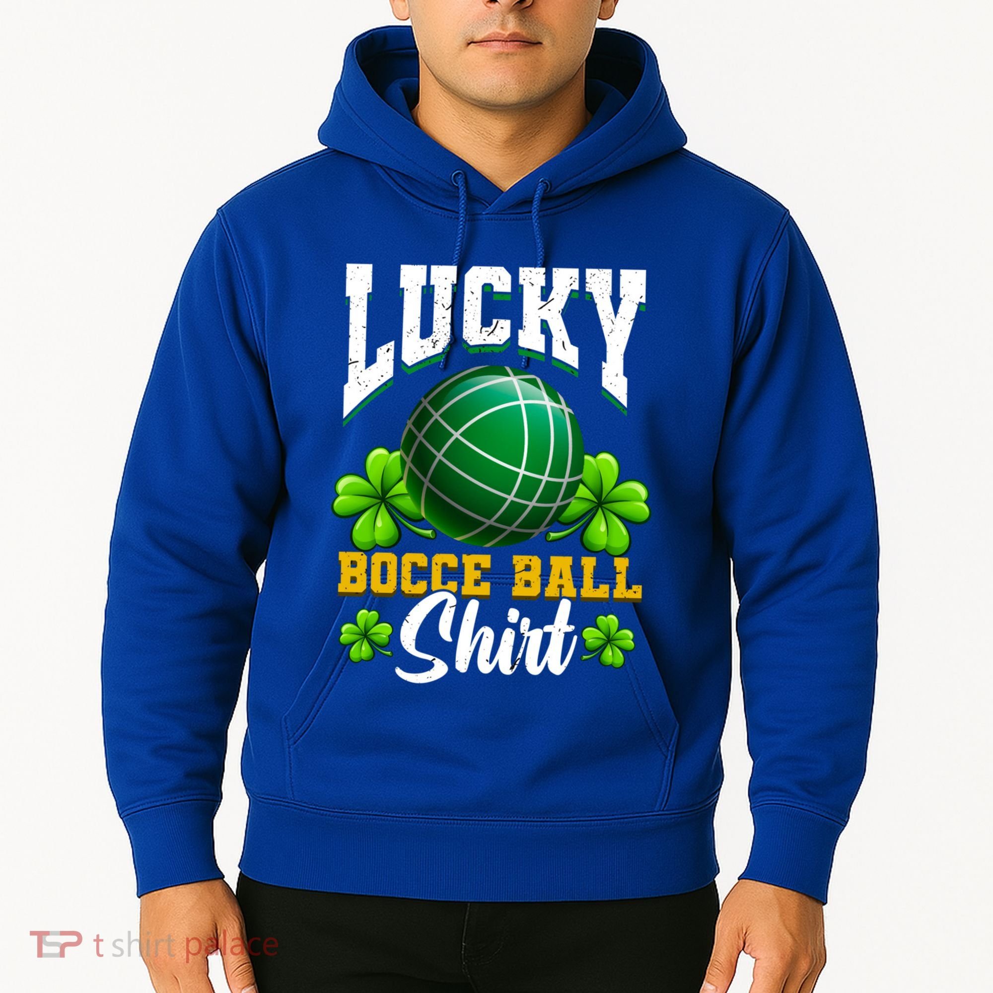 Lucky Bocce Ball Great Gift Italian Game Bocce Gift Hoodie