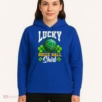Lucky Bocce Ball Great Gift Italian Game Bocce Gift Hoodie thumb 5