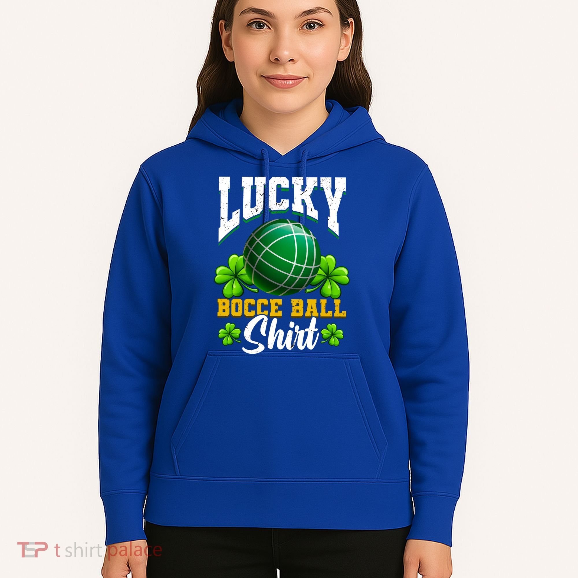 Lucky Bocce Ball Great Gift Italian Game Bocce Gift Hoodie