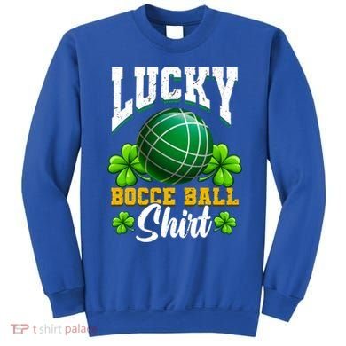 Lucky Bocce Ball Great Gift Italian Game Bocce Gift Sweatshirt