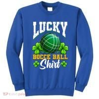 Lucky Bocce Ball Great Gift Italian Game Bocce Gift Sweatshirt thumb 0
