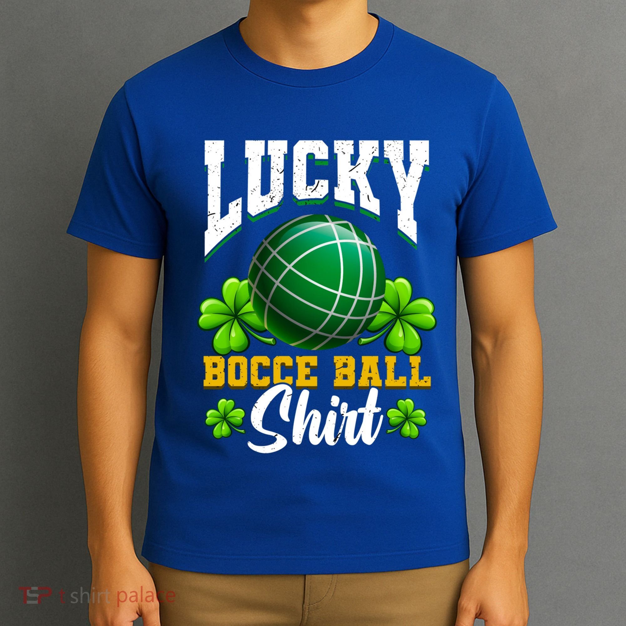Lucky Bocce Ball Great Gift Italian Game Bocce Gift T-Shirt