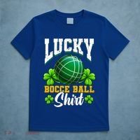 Lucky Bocce Ball Great Gift Italian Game Bocce Gift T-Shirt thumb 5