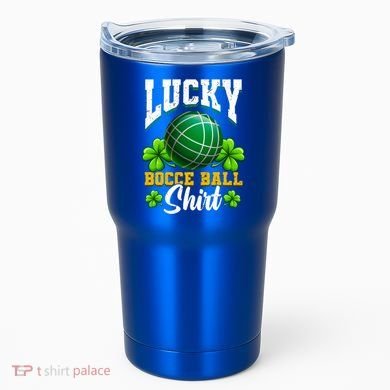 Lucky Bocce Ball Great Gift Italian Game Bocce Gift Tumbler