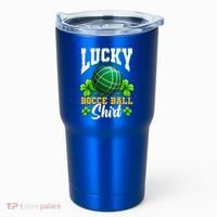 Lucky Bocce Ball Great Gift Italian Game Bocce Gift Tumbler thumb 0