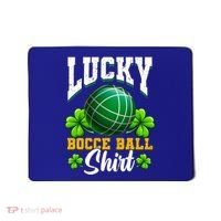 Lucky Bocce Ball Great Gift Italian Game Bocce Gift Mousepad thumb 0